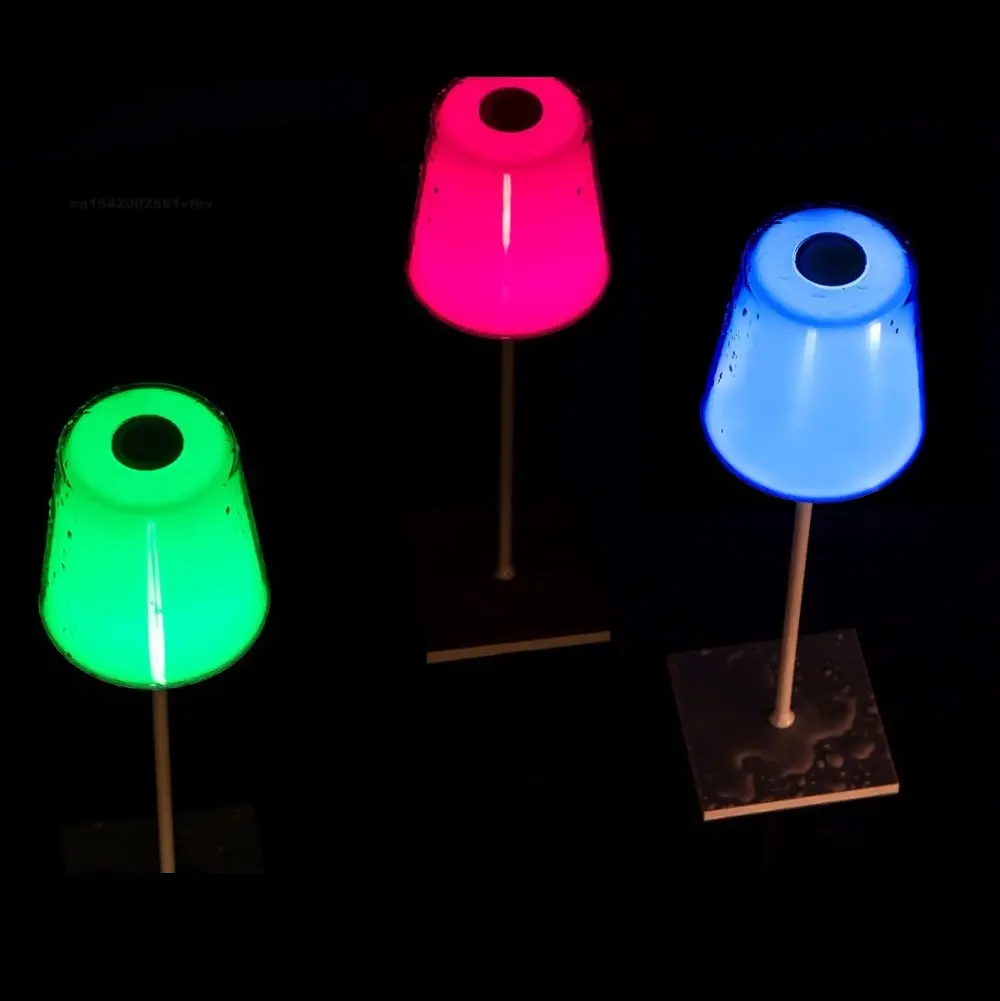 Colorful Atmosphere Table Lamp Portable Multifunctional Table Lamp Music Breathing Melody Type-C Rechargeable Camping Lamp