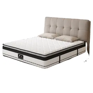 Cheap Hotel Mattress Pillow Top Popular Online Bedroom Furniture Comfort Premium Foam Spring Mattress