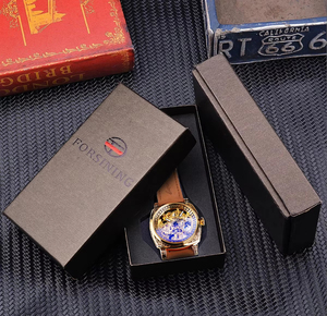 Montre mécanique automatique rétro squelette pour homme Forsining, luxe, gravure, étanche, cuir véritable, cadeau pour homme - Product Image 6