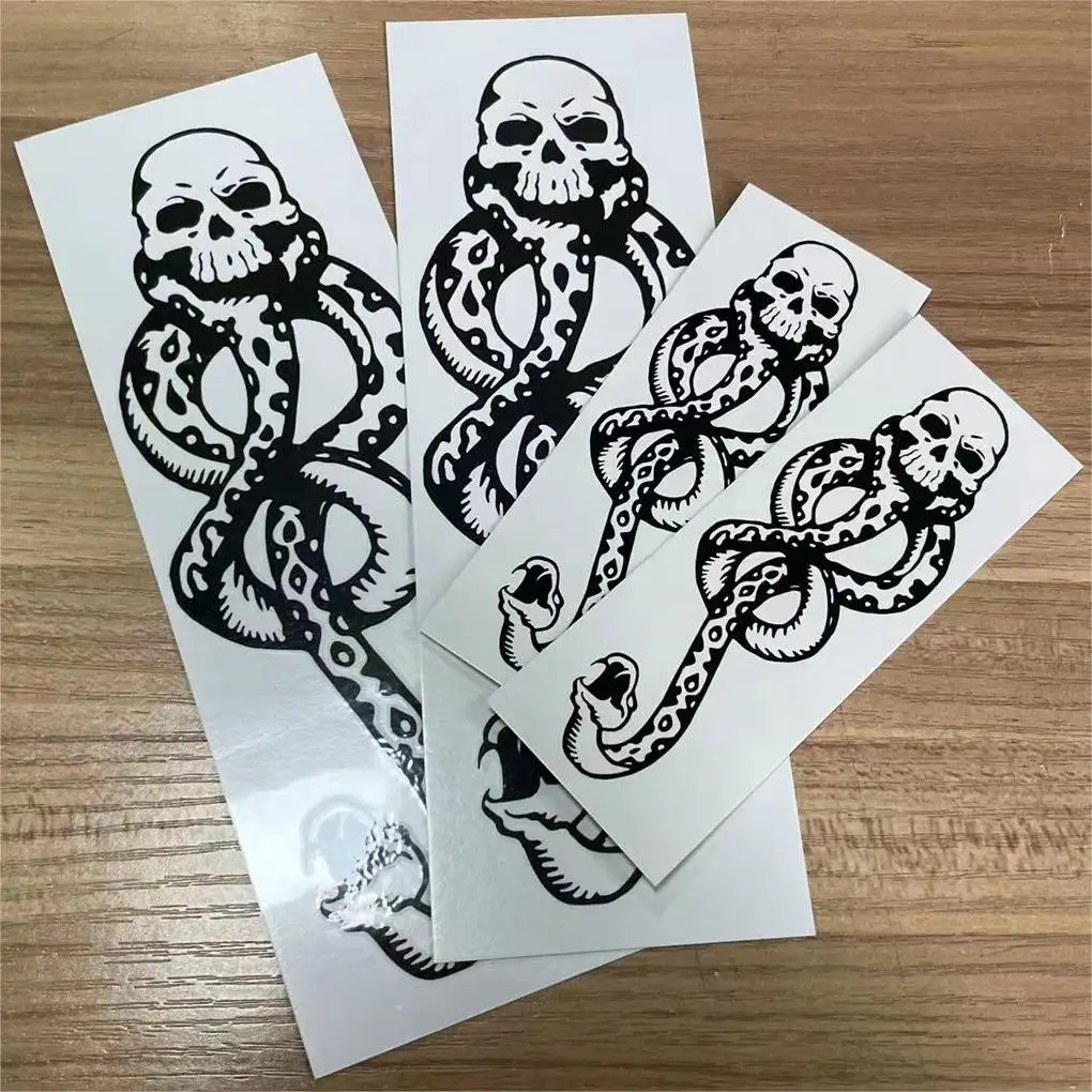 Newest Design Tribal Temporary Waterproof Women and Men Long Lasting Arm Snake Tattoo Sticker