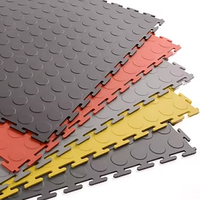 Dalles de sol en PVC antidérapantes et imperméables de haute qualité, écologiques, pour garage, épaisseur 5-7 mm, pour usage industriel