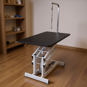Black <b>Dog</b> Grooming <b>Table</b> Height Adjustable For Pet Grooming - Product Image 2