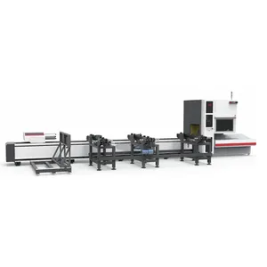 High Precision Pipe Cutting Machine Three-Chuck Square Tube Metal Laser Cutting Machines with Local Service