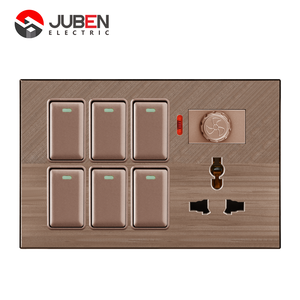 Interruptor de pared eléctrico Juben, ajuste suave, atenuación de la luz, protección contra sobrecarga - Product Image 1