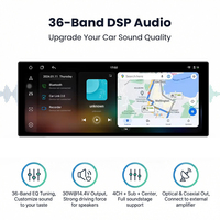 LODARK N5Pro 12.3" 2K QLED Radio para Auto con Marco, Android 14, Navegación UIS7865, CarPlay Inalámbrico, Android Auto, WiFi 5G, DSP 36EQ