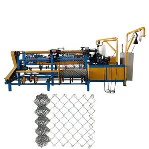 Factory best price automatic wire mesh weaving fencing making chain link fence machine