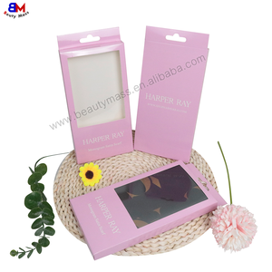 कस्टम रेशम सैटिन हिजाब स्कारफ पैकेजिंग बॉक्स लक्जरी निजी लेबल उपहार स्कार्फ बोननेट पैकिंग भंडारण खिड़की के साथ स्कार्फ बॉक्स - Product Image 2