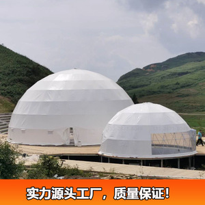 Dome <b>Tent</b> 6-8 Person Four Season Luxury Geodesic <b>Tent</b> With <b>Large</b> Space Rainproof Windproof UV Protection - Product Image 2