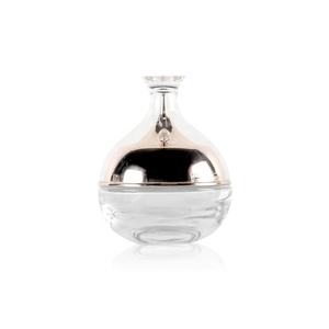 Custom Unique Shape Luxury 30ML 50ml Skincare Cream Lotion <b>Glass</b> <b>Bottles</b> with Metallic Cap - Product Image 4