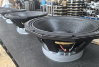 Subwoofer passif en aluminium de 18 pouces, 3000 W, à double aimant, haute puissance, haute qualité, audio professionnel, 8 ohms, HF-PD1801-2