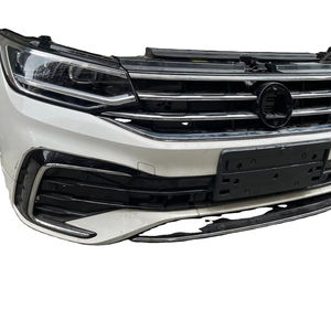 2021 + pour VW Volkswagen <span class=keywords><strong>Tiguan</strong></span> <span class=keywords><strong>R</strong></span> <span class=keywords><strong>Line</strong></span> vente directe d'usine nouveau ABS carbone pare-chocs avant lèvre séparateur Kit véhicule mise à niveau Auto carrosserie - Product Image 1