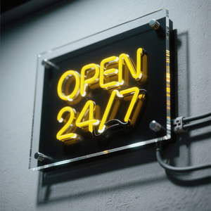 ไฟนีออน LED ร้านตัดผม ลายโลโก้ตามสั่ง แบบติดผนัง อะคริลิคเคลือบซิลิโคน IP65 แสงขาว 6000K ปรับความสว่างได้ ไม่มีขั้นต่ำในการสั่งซื้อ - Product Image 4