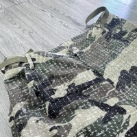 Pantalon de survêtement cargo camouflage déchiré personnalisé pour homme, grande taille, style streetwear, coupe ample, en toile, effet empilé, idéal pour l'extérieur – Nouvelle collection en promotion