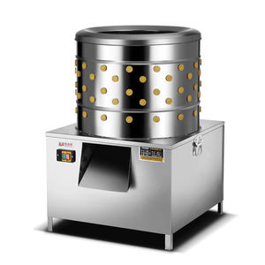 Petite machine commerciale entièrement automatique en acier inoxydable pour l'épluchage des plumes de poulet, canard, oie, <span class=keywords><strong>pigeon</strong></span> et caille pour la volaille - Product Image 4