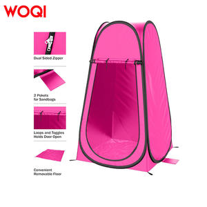 เต็นท์อาบน้ำพกพา Woqi ขนาด 3.3x3.3x6.2 ฟุต กันน้ำ สำหรับตั้งแคมป์กลางแจ้ง - Product Image 4