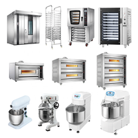 Fourniture de ligne de boulangerie complète, four, mélangeur, machines industrielles pour la fabrication de pain plat, équipement de boulangerie commercial pour la fabrication de pain