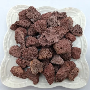 Pierres de basalte rouge et noir <span class=keywords><strong>pour</strong></span> barbecue, grillades en plein air, écologiques, 1 cm d'épaisseur, pierre de lave <span class=keywords><strong>volcanique</strong></span> sans poussière, vente en gros, meilleur <span class=keywords><strong>prix</strong></span> - Product Image 2