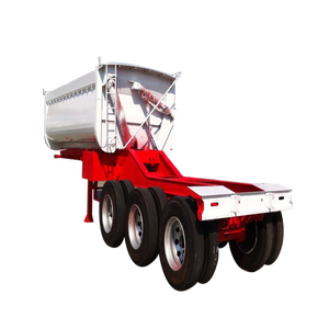 CHANGCHI-<span class=keywords><strong>Remolque</strong></span> volquete inclinado de Australia, <span class=keywords><strong>remolque</strong></span> volquete de alta calidad de 3 ejes, 45T, semirremolque volquete lateral con lona enrollable eléctrica - Product Image 5