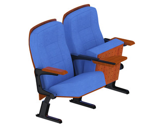 Chaise fixe pour auditorium, salles de conférence, cinémas, théâtres et sièges institutionnels - Product Image 4