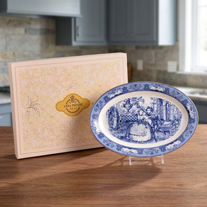 Ensemble d'assiettes à poisson en céramique vintage de luxe européennes, très demandées, pour mariage - Product Image 3
