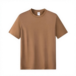 T-shirt vierge 100 % coton molletonné écologique de couleur unie pour homme, manches courtes, qualité supérieure, personnalisable avec logo, vente en gros - Product Image 6