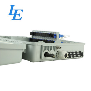 Caja de Distribución de Fibra Óptica para Exteriores de 32 Puertos con Clasificación IP65 y Adaptadores FC/SC/LC para FTTX/FTTH, Material PC&ABS - Product Image 4