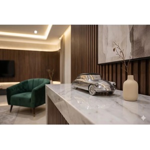 Hot Sale Decorative Silver-Plated Metal Car <b>Model</b> Showpiece for Center Table Office Desk Hotel Lobby and Home <b>D</b>écor Use for Sale - Product Image 1