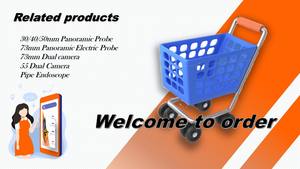 SK3828กล้องวิดีโอ10นิ้ว600 LCD 1024 DN28mm 6600mA แพน180เอียง360ความแม่นยำสูงมิเตอร์เคาน์เตอร์กล้องส่องท่อกล้องตรวจสอบ - Product Image 6