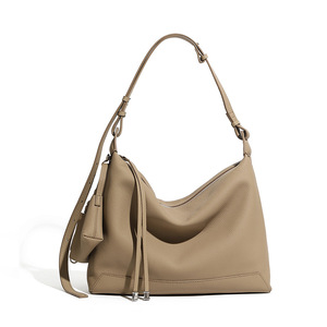 New Arrivals woman <b>handbags</b> wholesale trendy <b>handbags</b> for women luxury designer genuine leather with mini bag charm - Product Image 4