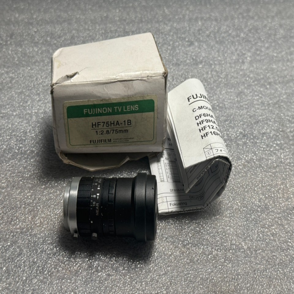 1 Brand New Original Item Lens Hf75ha-1b for Banner and Vision Cameras 1:2.8/75mm Plc
