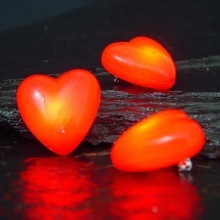 Custom Wholesale 2024 Red Heart Shaped LED <b>Badge</b> for Party Decoration with Pin - Product Image 6