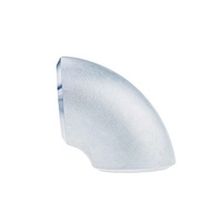 Coude de tuyauterie en acier inoxydable à faible pression sans soudure à rayon de courbure court de 90 degrés avec peinture
