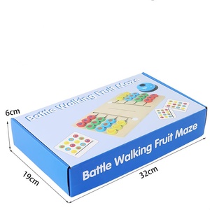 La nuova battaglia di legno camminare <span class=keywords><strong>frutta</strong></span> labirinto bordo colore di ordinamento gioco interattivo educativi giocattoli di apprendimento per i bambini - Product Image 6