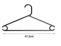 Cintre en plastique direct d'usine antidérapant Durable multi-usages manteau chemise gilet cintre pour garde-robe vaisselle PP crochet