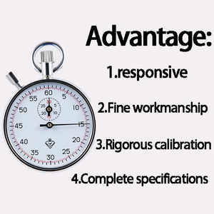 Cronómetro mecánico clásico de acero portátil, cronógrafo deportivo, cronómetro mecánico, temporizador de carrera de campo de pista - Product Image 6