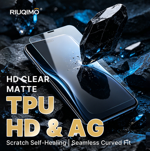 <span class=keywords><strong>Film</strong></span> protecteur d'écran en hydrogel TPU auto-réparateur mat HD transparent, couverture intégrale, anti-rayures, flexible 3D, universel pour téléphone et tablette - Product Image 1
