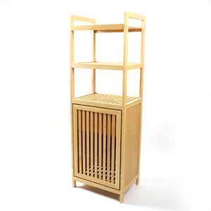 Floor-standing multi-layer bamboo storage <b>rack</b>, cabinet, multi-functional <b>kitchen</b> cabinet, pot <b>rack</b>, dish cabinet, narrow - Product Image 2