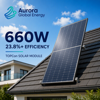 Panneau solaire 660W avec gestion optimisée de la température pour une production d'énergie stable dans les régions chaudes