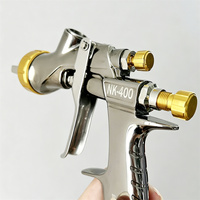 Kit de Pistola de Pulverización HVLP NK-400 con Boquillas de 1.3/1.4/1.8mm, Pistola de Pintura Profesional para Automóviles, Alta Atomización, Herramienta Universal para Pintar Coches