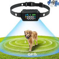 GPS-Tracker für Hunde Plastik Smart Anti-Verlust-Ortungshalsband Globales Positionierungssystem Duales System IP68 Wasserdicht 1 Jahr Akkulaufzeit