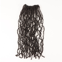 AHVAST 2025 Nuovo Design | Extension per capelli con clip |   Estensioni di Dreadlocks in Capelli Umani Afro Kinky Curly, Locs Naturali