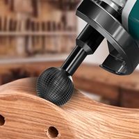 10/14mm boule fichier ciseau métal Cutter sculpture sur bois râpe tête de meulage bois Shaper sculpture fraises pour meuleuse d'angle travail du bois