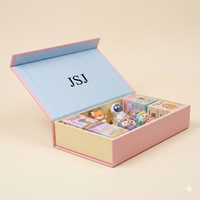 Scatola Regalo Magnetica Verde Salvia Personalizzata con Coperchio Interno Stampato per Confezioni di Lusso per Prodotti Skincare Biologici ed Eco-Sostenibili
