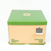 Fabricant de cadeaux de fête, boîte à gâteau personnalisée, OEM, impression de logo à chaud, design portable, boîte à cupcakes, bonbons, pâtisseries