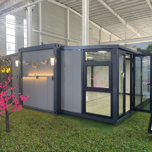 Casa contenedor grande, casa contenedor de 40 pies, prefabricada a la <span class=keywords><strong>venta</strong></span>, casa contenedor plegable barata, precio - Product Image 1