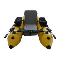 Nouveau Design de flotteur de pêche pliable en Pvc, Tube de mouche en Alu, bateau à voile d'eau au sol avec support de tige
