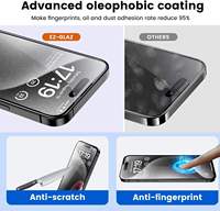Kit d'installation de protection d'écran en verre trempé 9H anti-poussière et anti-espion sur mesure pour téléphones mobiles – Vente en gros, application facile