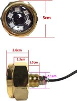 27W RGB/RGBW multicolore IP68 LED bouchon de vidange lumière marine sous-marine plongée pêche lumière 6LED bateau lumière Pod
