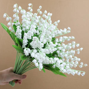 Vente en gros Offre Spéciale Fleurs artificielles luxueuses Muguet Décoration de la maison Décoration de jardin de mariage - Product Image 2