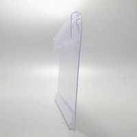 Porte-étiquette en plastique PVC transparent profil d'extrusion bande en plastique étiquette de prix étagère talker des rayons des supermarchés